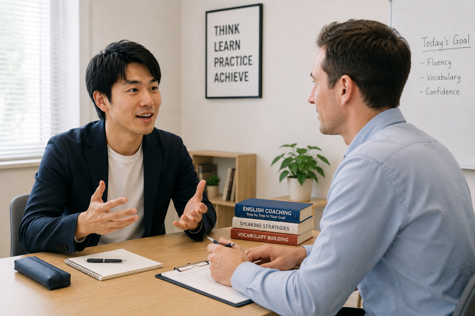 英語コーチングを検討するビジネスパーソンのイメージ画像