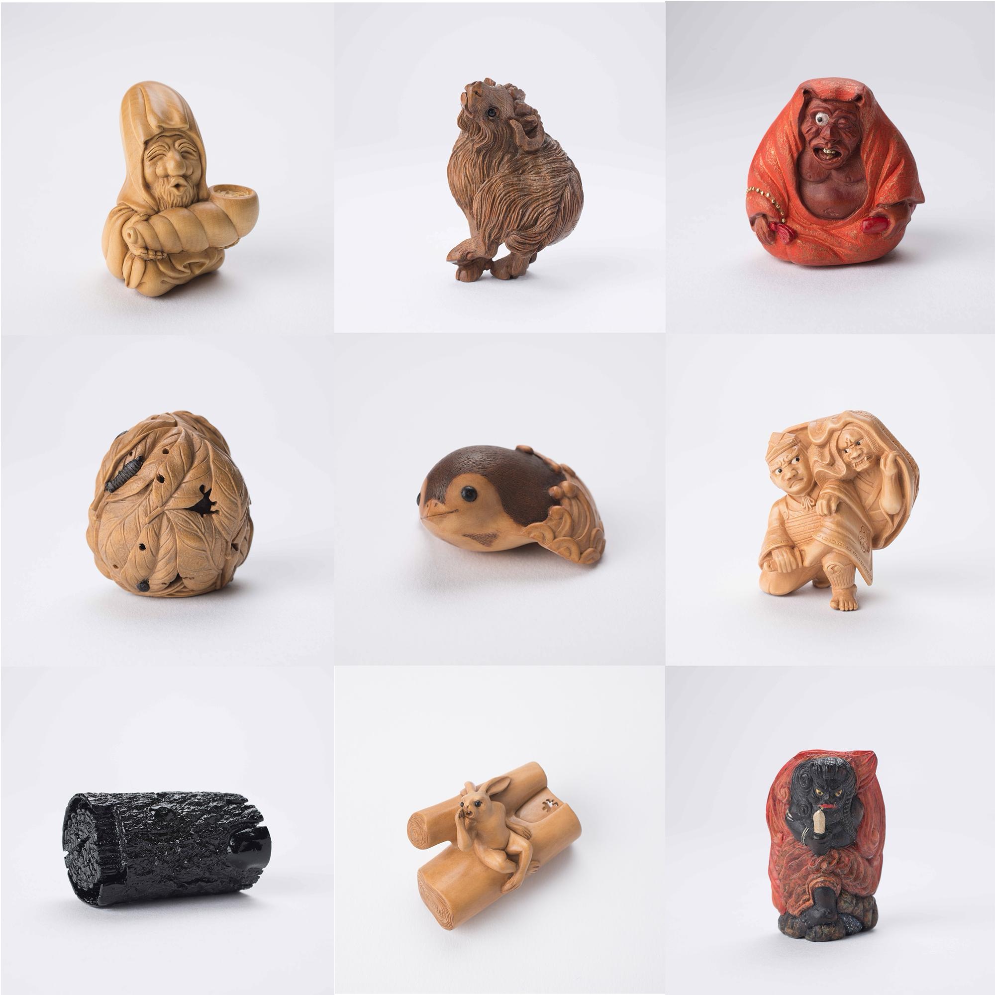 日本の伝統的な手法で作られた根付けのイメージ画像